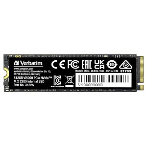 Verbatim o[xC^ NVMe PCIe Gen4.0x4 PCIe4.0 Vi5000V[Y 512GB őǍ 5000MB