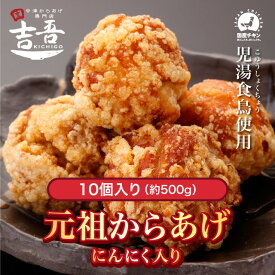 【3/13 唐揚げの日限定！ 10%OFFクーポン＋ポイント3倍】★お試し商品★【元祖 からあげ にんにく 1袋5個約250g × 2袋 総重量約500g】 唐揚げ 国産 冷凍 ギフト レンジ 業務用 にんにく 大分 中津