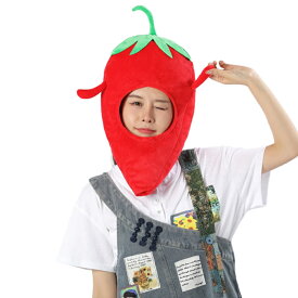 【吉祥寺良品】【送料無料】SNS/動画映え　とうがらしのかぶりもの🌶 ユニークで目立つ赤唐辛子ハット｜コスプレ・仮装・販促・イベント・飲食店スタッフ・誕生日・文化祭に！
