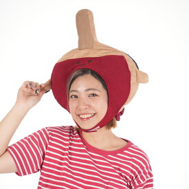 【送料無料】【吉祥寺良品】かぶりもの 卓球 応援グッズ　部活応援　可愛い おもしろ 人気 帽子 コスプレ 仮装 卓球キャップ 宴会・撮影小道具・販売促進 ハロウィン SNS映え