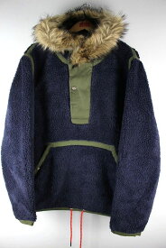 POLO RALPH LAUREN / PULLOVER HOODED BOA JACKET / navy×olive