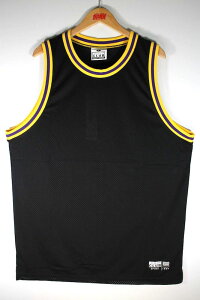 PRO CLUB (�v���N���u) / MESH BASKETBALL JERSEY (���b�V���o�X�P�V���c) / black×yellow×purple