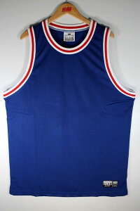 PRO CLUB (�v���N���u) / MESH BASKETBALL JERSEY (���b�V���o�X�P�V���c) / dark blue×white×red