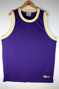 PRO CLUB (�v���N���u) / MESH BASKETBALL JERSEY (���b�V���o�X�P�V���c) / purple×white×yellow