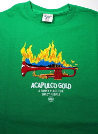 ACAPULCO GOLD (アカプルコゴールド) / "FIRE" Tee / kelly green