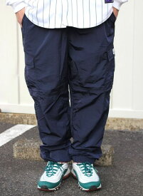 PRO CLUB (プロクラブ) /METALLIC NYLON CARGO PANTS / navy