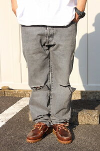 LEVI'S / 501 '93 STRAIGHT FIT DENIM PANTS / hard washed black