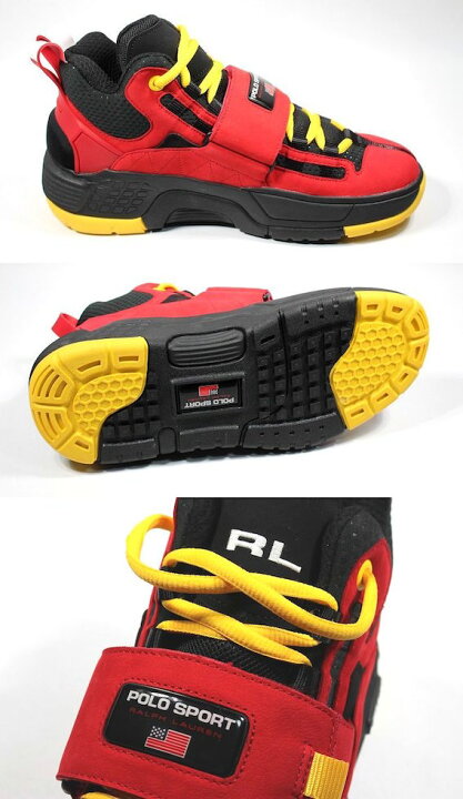 楽天市場】POLO SPORT (ポロスポーツ) / PS 100 / red×black×yellow 