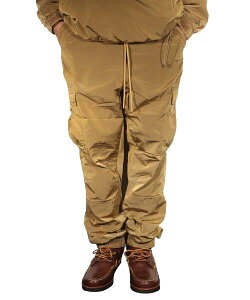 PRO CLUB (�v���N���u) /METALLIC NYLON CARGO PANTS / gold