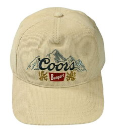 AMERICAN NEEDLE / "COORS" CORDUROY SNAPBACK CAP / beige