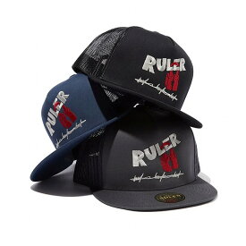 RULER / "ONE FLEW OVER" MESH TRUCKER SNAPBACK CAP