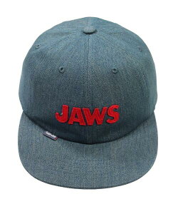 DARK SEAS × JAWS / 6PANEL DENIM STRAPBACK CAP