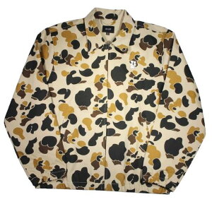 HUF / HUF SET MEGABLAST CAMO SHOP JACKET / duck hunter camo�@�n�t�@�_�b�N�n���^�[�J���@�V���b�v�W���P�b�g