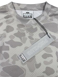 PRO CLUB / CAMO MESH Tee / grey�@�@�v���N���u�@���b�V��T�V���c