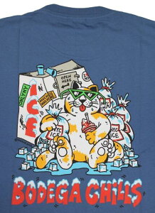 ONLY NY / BODEGA CHILLS POCKET Tee / cobalt blue�@�@�I�����[�j���[���[�N