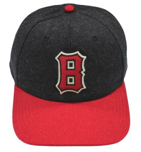 AMERICAN NEEDLE 1920 BALTIMORE ELITE GIANTS WOOL STRAPBACK CAP / black×red�@�@�A�����J���j�[�h���@�{���`���A�E�G���[�g�W���C�A���c�@�E�[���L���b�v
