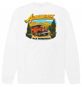 ONLY NY ADIRONDACK 4x4 LS Tee / white�@�@�I�����[�j���[���[�N�@����Tee