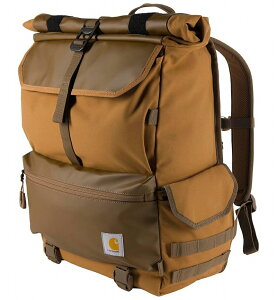 CARHARTT / 40L NYLON ROLL-TOP BACKPACK / carhartt brown�@�@�J�[�n�[�g�@US���[�N���C���@�o�b�N�p�b�N