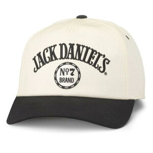AMERICAN NEEDLE × JACK DANIEL'S / 2-TONE SNAPBACK CAP / ivory×black�@�@�A�����J���j�[�h���@�W���b�N�_�j�G���@�X�i�b�v�o�b�N�L���b�v