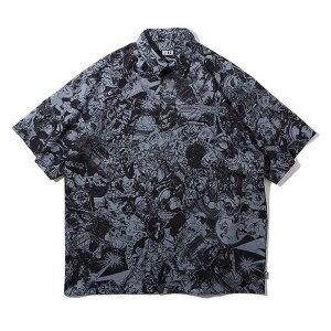 RULER WAY OF LIFE SS WORK SHIRT / charcoal�@�@���[���[�@���[�N�V���c