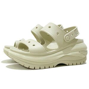 crocs CLASSIC MEGA CRUSH SANDAL NbNX NVbN K NbV T_ 207989 2Y2 Bone yBONE / 22cm-25cmz {[ ItzCg x[W  `L[\[ fB[X