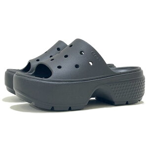 crocs NbNX STOMP SLIDE Xgv XCh T_ 209346 001 Black yBLK / 22cm-29cmz ubN  AEghA V[ Jo[ jZbNX fB[X