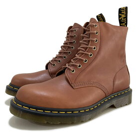 Dr.Martens ドクターマーチン 1460 Pascal 8 ホール ブーツ 31004225 CARRARA 【SADDLE TAN / UK3(22cm)-UK10(29cm)】 サドルタン カラーラ レザー 本革 牛革 メンズ レディース ユニセックス