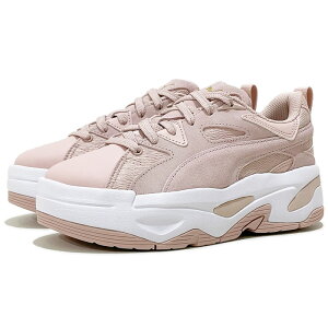 PUMA BLSTR Mix Women’s プーマ ブラスター ミックス ウィメンズ 396095 02 Rose Quartz 【ROSE / 23.0cm-25.0cm】 ローズ クォーツ ピンク 厚底 レザー 本革 スニーカー レディース