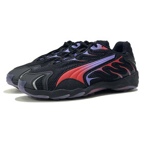 PUMA Inhale プーマ インヘイル スニーカー 401560 02 PUMA Black / PUMA Red 【BLKRED / 23.0cm-28.0cm】 ブラック レッド レトロ レディース メンズ ユニセックス