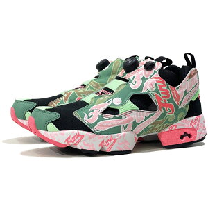 Reebok INSTAPUMP FURY 94 Over Branded Pack [{bN CX^|vt[[ 94 100239571 yBLKGRN / 22cm~29cmz ubN AbvO[hO[ Xj[J[ C Y fB[X jZbNX