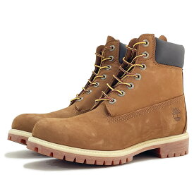 Timberland ティンバーランド プレミアム 6インチ ウォータープルーフ ブーツ PREMIUM 6 INCH LACE UP BOOTS 72066 DARK WHEAT 【DWET / 25.5cm-29.0cm】 ダーク ウィート ブラウン ヌバック レザー 本革 牛革 メンズ