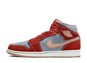 "1000円クーポン"P最大47倍!!Nike ナイキ エアジョーダン 1 ミッド デニム ナイキ DM4352-600 メンズ スニーカー ランニングシューズ 21SN-DM4352-600