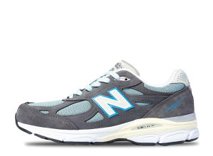 �y���Ȃ犄���N�[�|�����s���zNew Balance �L�X × �j���[�o�����X 990V3 �X�e�B�[�� �u���[ �j���[�o�����X M990KS3 �����Y �X�j�[�J�[ �����j���O�V���[�Y 21SN-M990KS3
