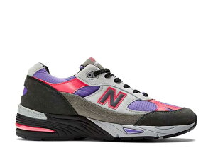 �y���Ȃ犄���N�[�|�����s���zNew Balance �p���X × �j���[�o�����X 991 �u���b�N/�p�[�v�� �j���[�o�����X M991PLE �����Y �X�j�[�J�[ �����j���O�V���[�Y 21SN-M991PLE