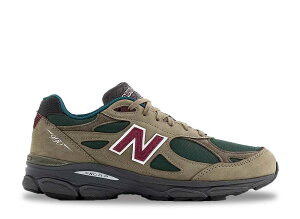 ���ʌ���y1000�~�N�[�|���zNew Balance �j���[�o�����X 990V3 �I���[�u/�O���[�� �j���[�o�����X M990GP3 �����Y �X�j�[�J�[ �����j���O�V���[�Y 21SN-M990GP3