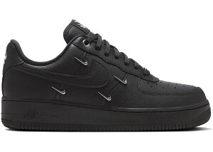 yȂ犄N[|szNike Nike Air Force 1 Low '07 LX Black Silver Mini Swoosh (Women's) iCL HQ1180-001 EBY fB[X Xj[J[ jOV[Y 19SX-20241010125759-045
