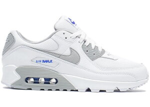 �_1000�~OFF�N�[�|�����s�^Nike Nike Air Max 90 White Racer Blue Light Smoke Grey �i�C�L HM0705-100 �����Y �X�j�[�J�[ �����j���O�V���[�Y 19SX-20250316222907-057