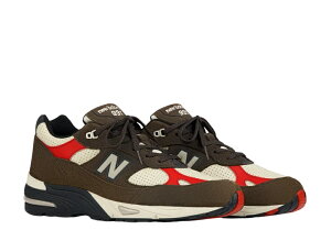 �y���Ȃ犄���N�[�|�����s���zNew Balance �G�����I���h�� × �j���[�o�����X 991V1 �`���R���[�g �j���[�o�����X M991AL1 �����Y �X�j�[�J�[ �����j���O�V���[�Y 21SN-M991AL1