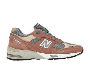 �y���Ȃ犄���N�[�|�����s���zNew Balance �p�^ × �j���[�o�����X 991 �R���N/���C�g �y�g���� �j���[�o�����X M991PAT �����Y �X�j�[�J�[ �����j���O�V���[�Y 21SN-M991PAT