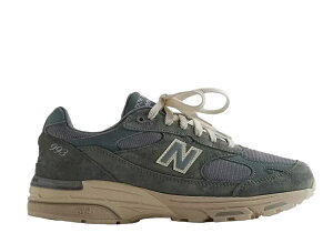�y���Ȃ犄���N�[�|�����s���zNew Balance �L�X × �j���[�o�����X 993 �s�X�^�`�I �j���[�o�����X MR993KH1 �����Y �X�j�[�J�[ �����j���O�V���[�Y 21SN-MR993KH1