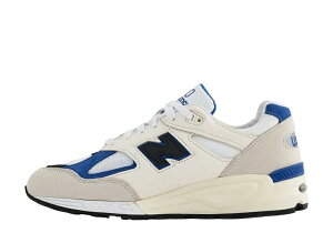 �y���Ȃ犄���N�[�|�����s���zNew Balance �j���[�o�����X 990V2 �z���C�g/�l�C�r�[ �j���[�o�����X M990WB2 �����Y �X�j�[�J�[ �����j���O�V���[�Y 21SN-M990WB2