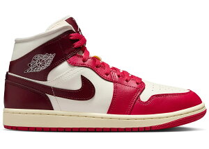 ���Ԍ���y1000�~OFF�z�N�[�|���IJordan Jordan 1 Mid Sail Mystic Hibiscus (Women's) Jordan BQ6472-119 �E�B�����Y ���f�B�[�X �X�j�[�J�[ �����j���O�V���[�Y 19SX-20260508125615-1783