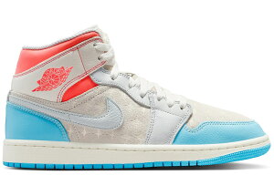 �_�X�[�p�[�Z�[���^1000�~�N�[�|�����s���IJordan Jordan 1 Mid Sail Hot Lava Blue Chill (Women's) Jordan IM7420-133 �E�B�����Y ���f�B�[�X �X�j�[�J�[ �����j���O�V���[�Y 19SX-20260508125615-1822