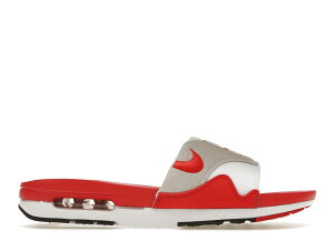 10/10y1000~N[|szNike Air Max 1 Slide White University Red iCL GA }bNX 1 T_ DH0295-103 Y Xj[J[ jOV[Y 19SX-20230604093247-068