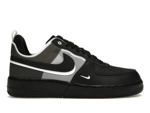 "1000~N[|"Pő47{!!Nike Air Force 1 Low React Black White iCL GA tH[X 1 [ ANg DM0573-002 Y Xj[J[ jOV[Y 19SX-20230608130529-043