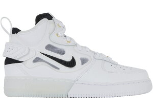 yȂ犄N[|szNike Air Force 1 Mid React 40th Anniversary White Black iCL GA tH[X 1 ~bh ANg DQ7668-100 Y Xj[J[ jOV[Y 19SX-20230608130529-051