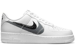 "1000円クーポン"P最大47倍!!Nike Air Force 1 Low '07 Spray Paint Swoosh White Black Grey ナイキ エア フォース 1 ロー FD0660-100 メンズ スニーカー ランニングシューズ 19SX-20230608130529-052