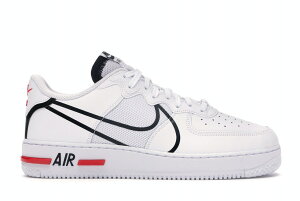SALEy1000~N[|zNike GAtH[X1 ANg ""zCg"" Air Force 1 React ""White Black Red"" iCL GAtH[X1 ANg CD4366-100 Y Xj[J[ jOV[Y 19SX-20220915094514-027