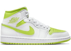 SALEy1000~N[|zJordan iCL EBY GAW[_1 ~bh ""zCg C"" 1 Mid ""White Lime (Women's)"" iCL GAW[_1 ~bh BQ6472-131 EBY fB[X Xj[J[ 
