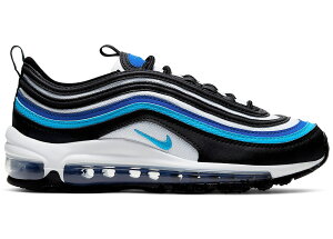 �y���Ȃ犄���N�[�|�����s���zNike Air Max 97 Black Hyper Blue Oracle Aqua (GS) �i�C�L �G�A �}�b�N�X 97 921522-019 ��l�������� �L�b�Y���f�� �E�B�����Y ���f�B�[�X �X�j�[�J�[ �����j���O�V���[�Y �L�b
